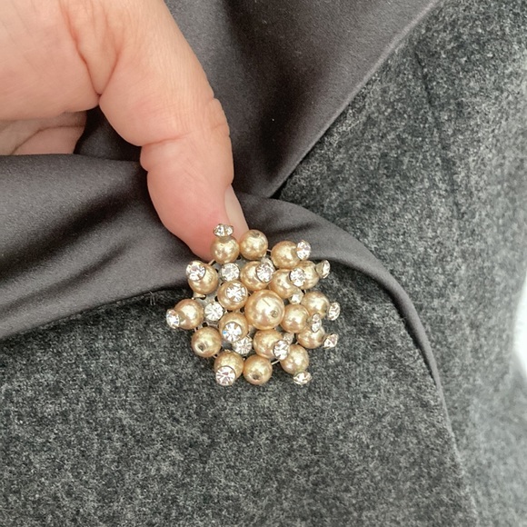 Carolyne Roehm Vintage Union Made Wool Coat For Neiman Marcus Size 8 - Picture 5 of 16